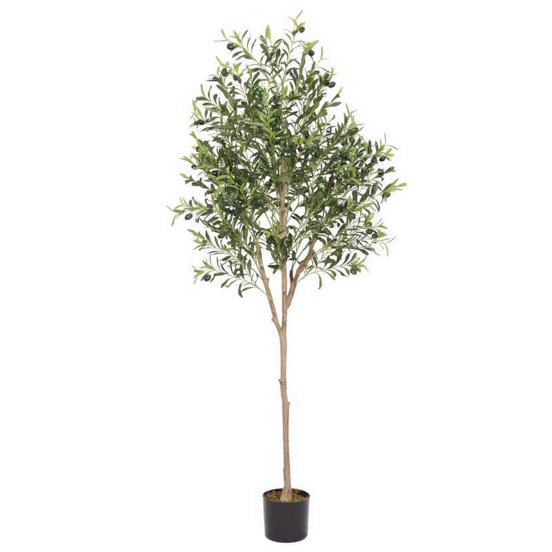 עץ זית מלאכותי 1.8 מטר עמיד ל־UV