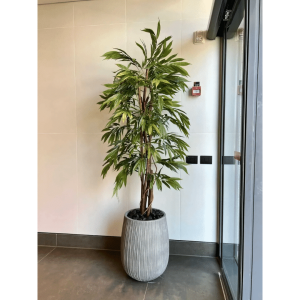 עץ ערבה מלאכותי 1.8 מטר כולל כד סנטוריני במגוון צבעים